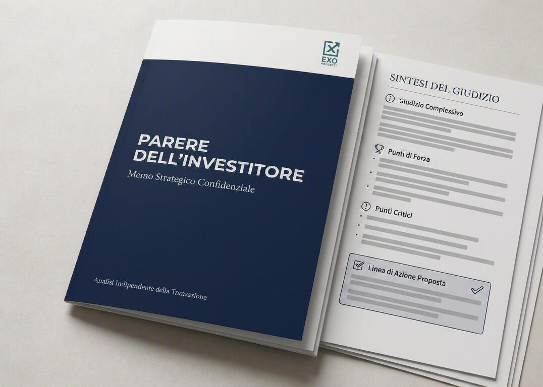 Parere dell’Investitore di Exo Progetti: memo con valutazione della PMI e giudizio sull’operazione
